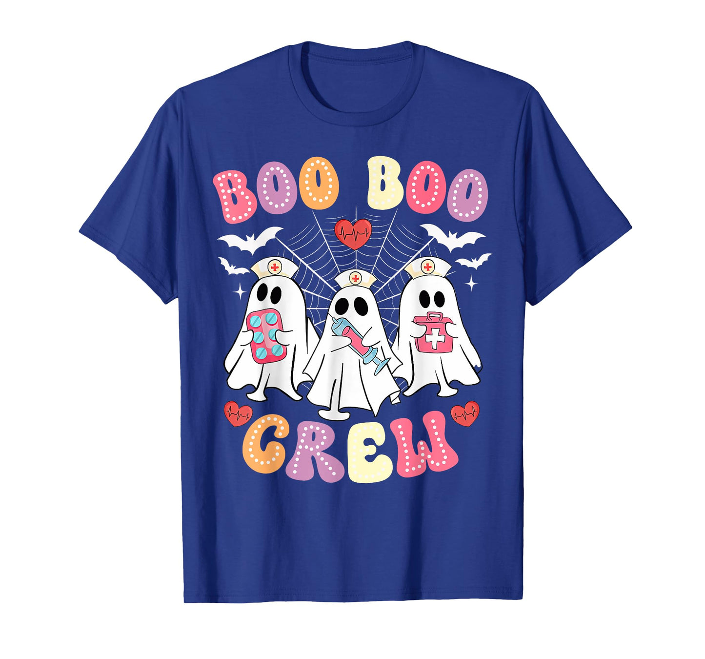 Funny Nurse Life Halloween Matching Boo Boo Crew Nurse T-Shirt