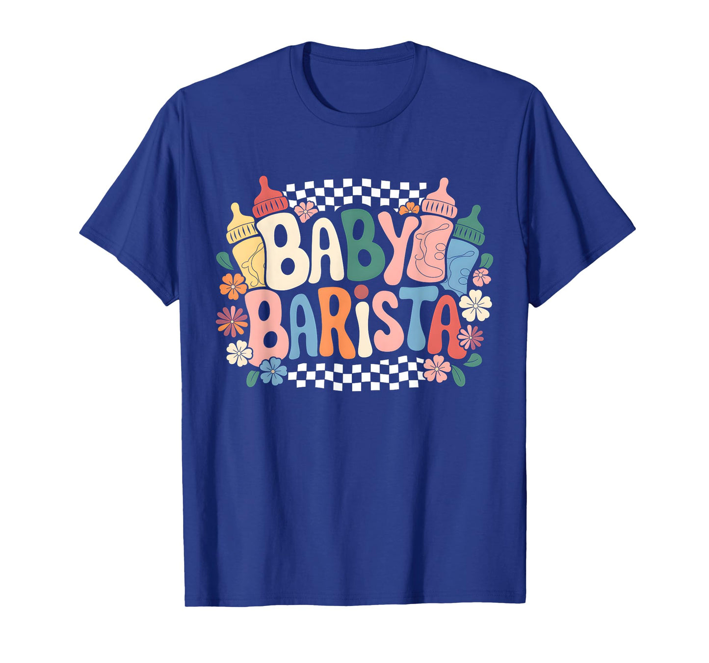 Nurse Milk Bottle Barista Mother Baby NICU Appreciation T-Shirt