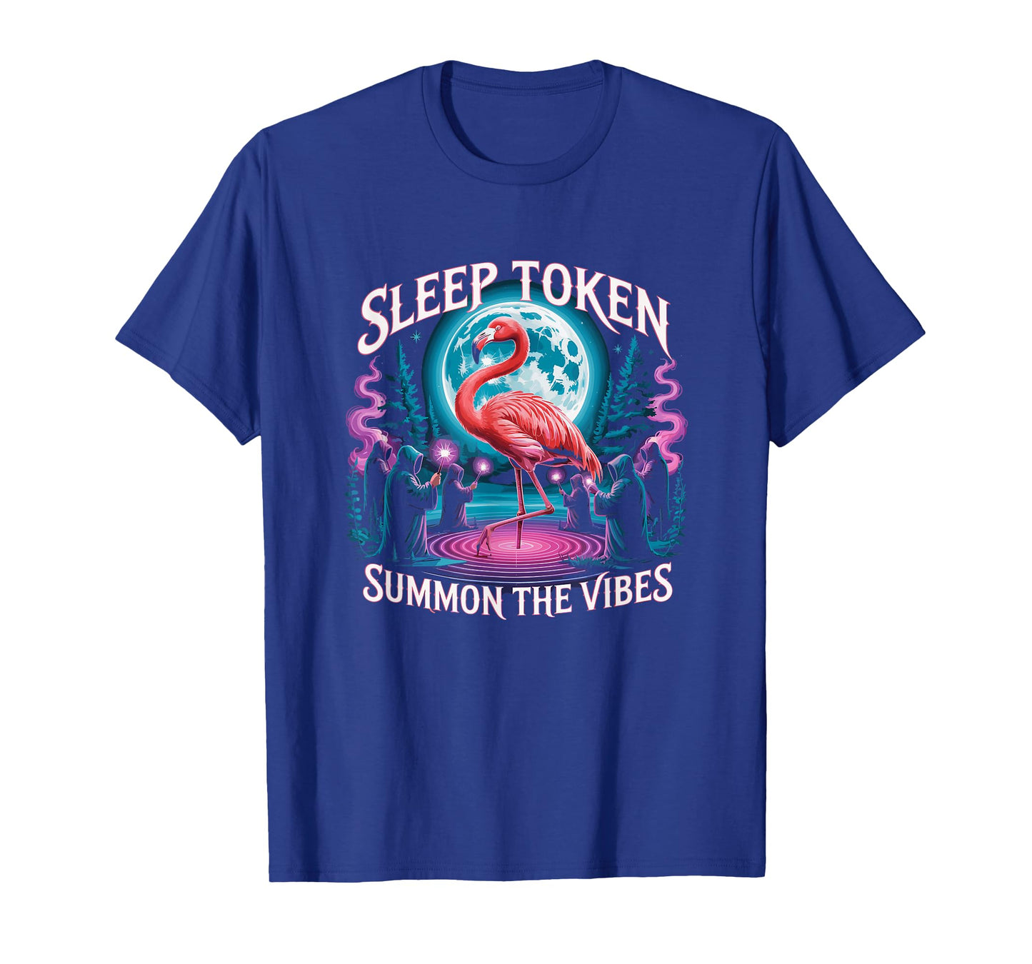 Flamingo Ritual Sleep Token Aesthetic Moon Vibes T-Shirt
