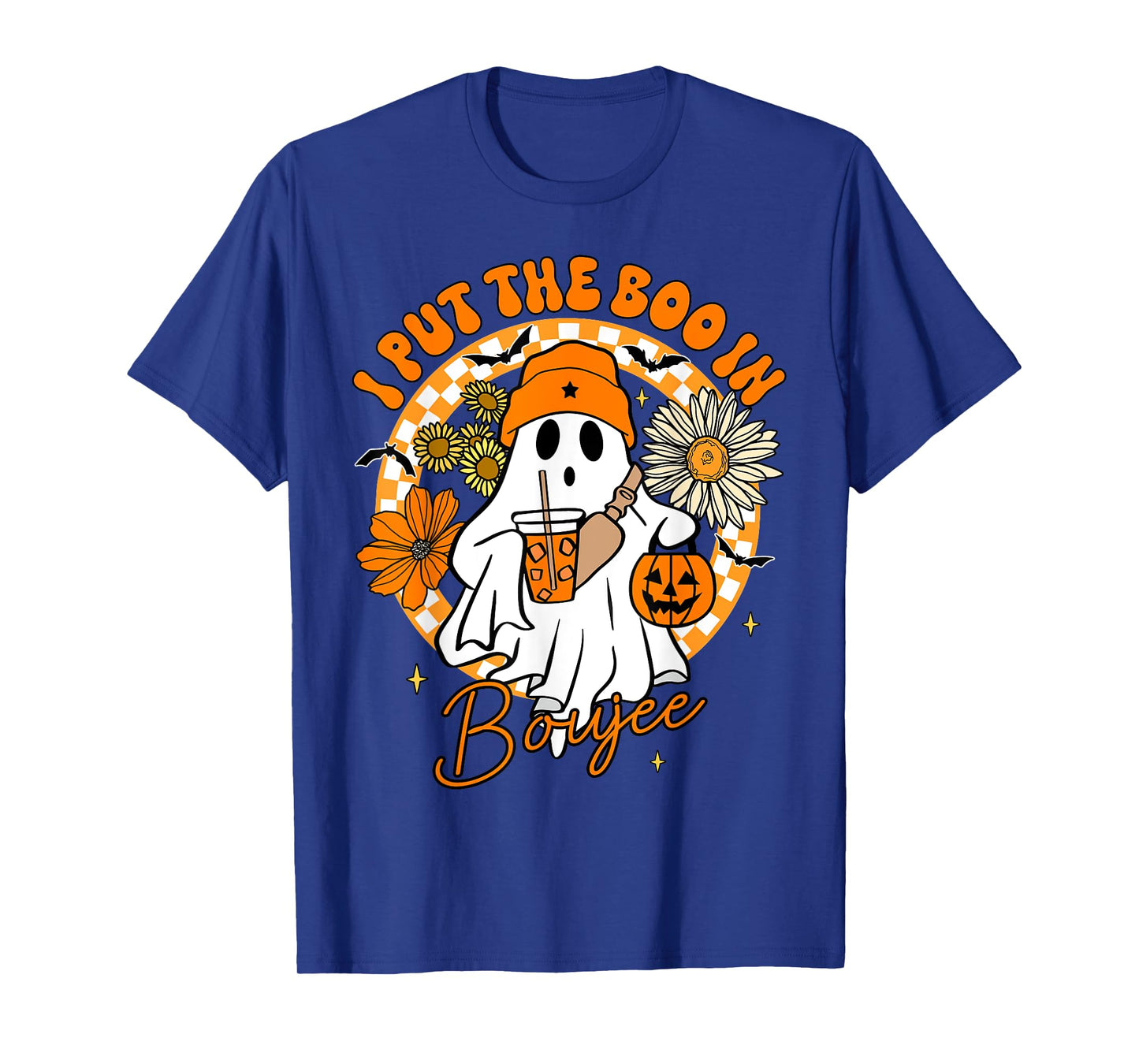 I Put The Boo In Boujee Cute Ghost Boojie Halloween Women T-Shirt
