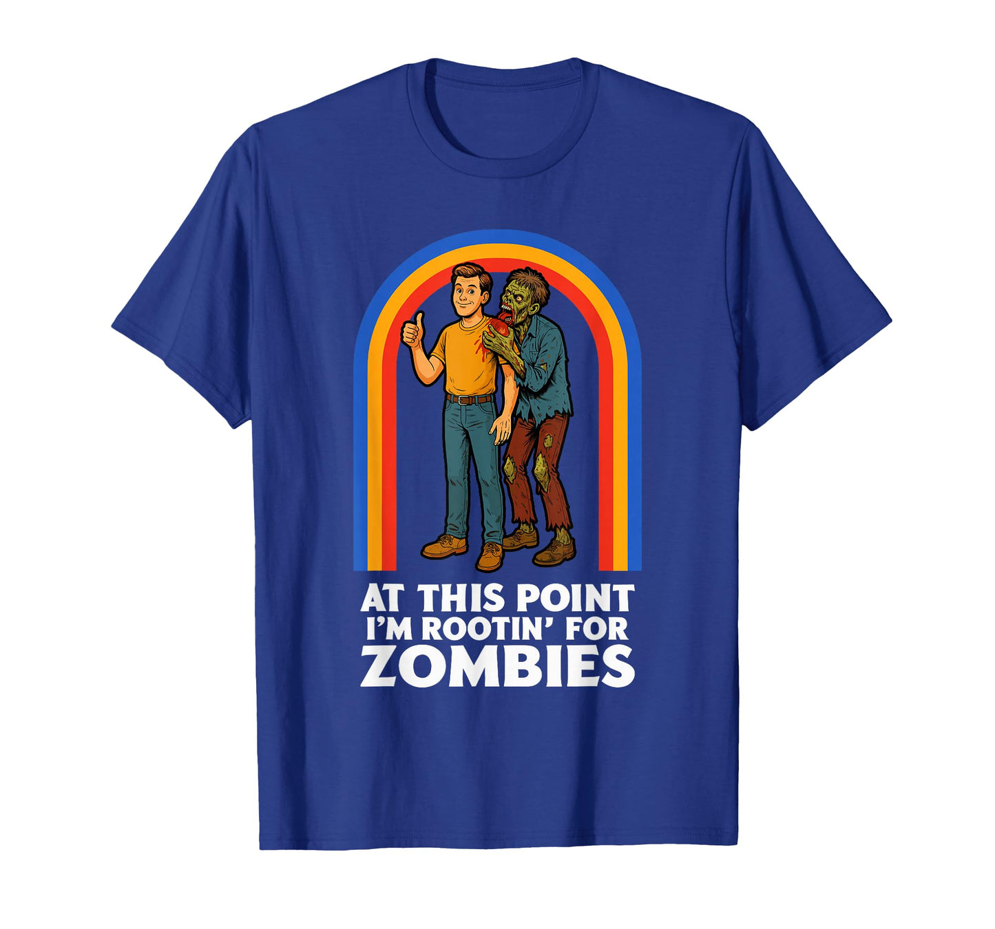 Zombie Men Women Kids Funny Halloween T-Shirt