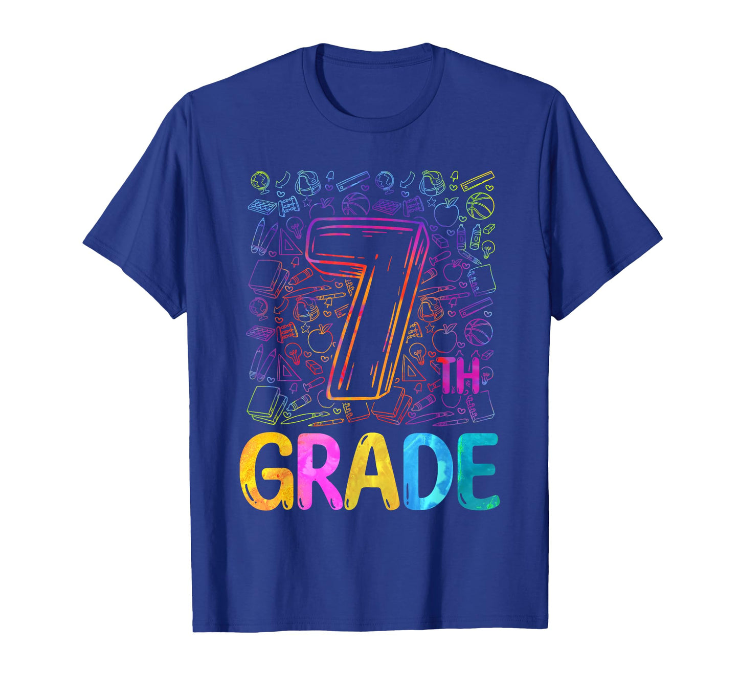 7th Grade Typography Team Seventh Grade Back To School Kids T-Shirt