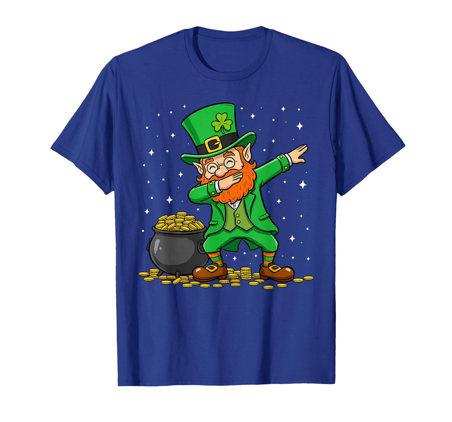Dabbing Leprechaun Dab Dance St Patricks Day Men Women Boys T-Shirt - T-Shirt | Royal