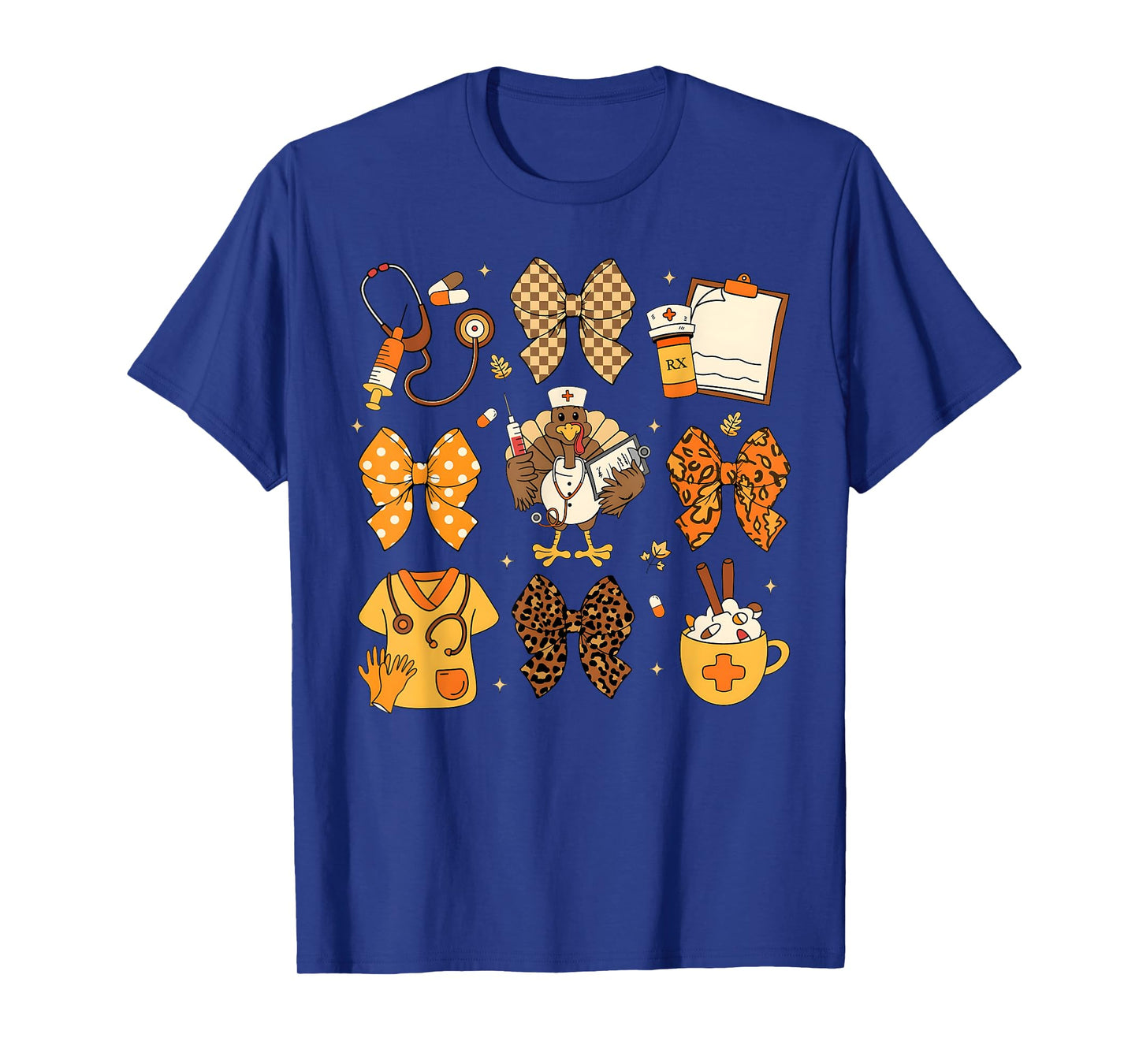 Nurse Life Coquette Bow Fall Autumn Pumpkin Spice Women T-Shirt