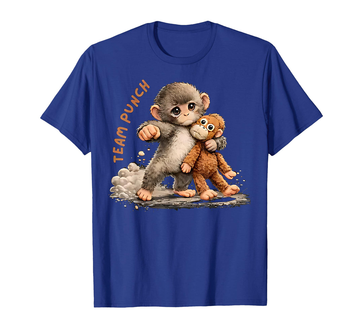 Team Punch - Baby Monkey Punch T-Shirt - T-Shirt | Royal