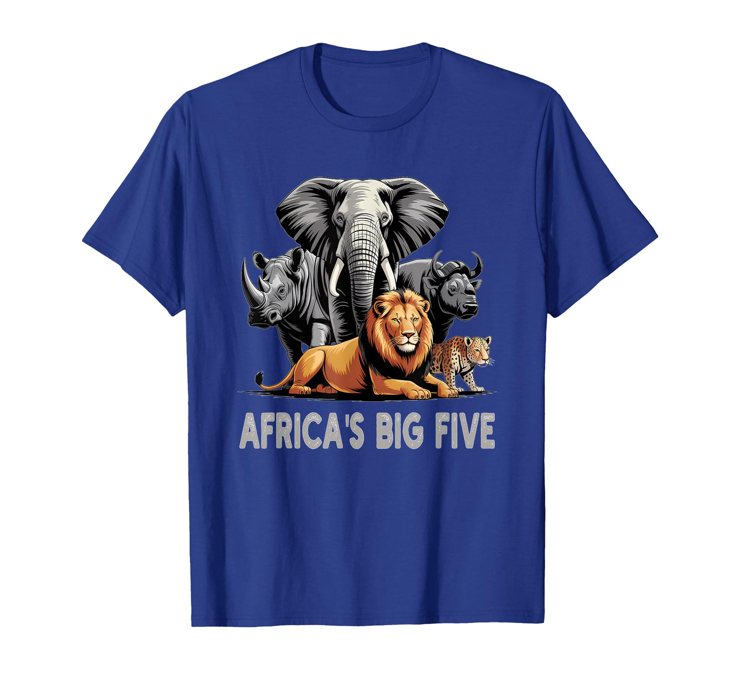 Big 5 Wildlife South Africa Safari Africa's Big Five T-Shirt