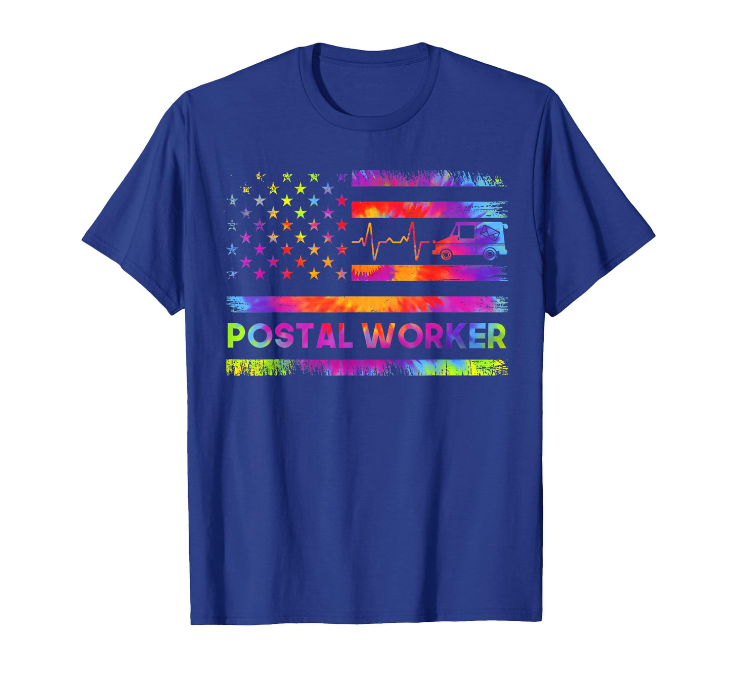 Postal Worker Vintage USA American Flag US Postal Service T-Shirt