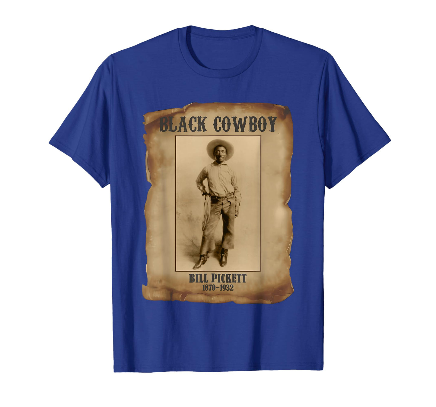 Bill Pickett Black Cowboy Rodeo Legend African American T-Shirt