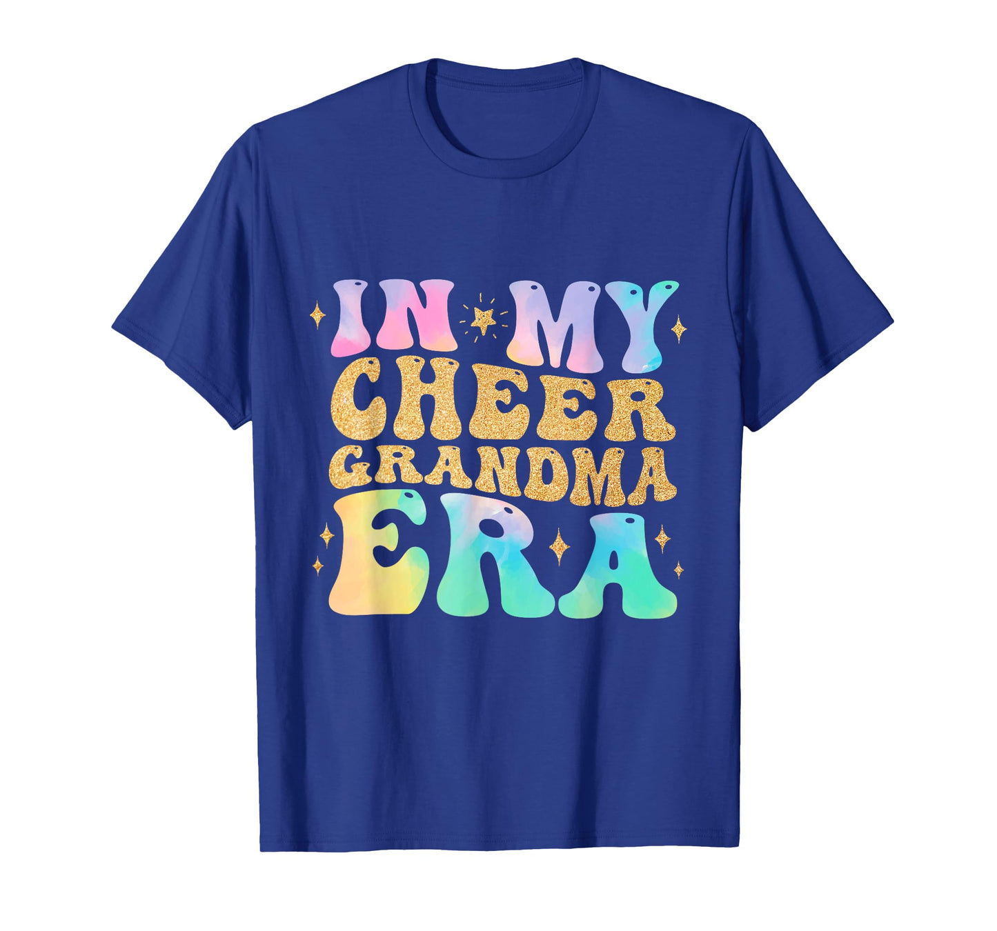 In My Cheer Grandma Era Cheerleading Football Mom Game Day T-Shirt