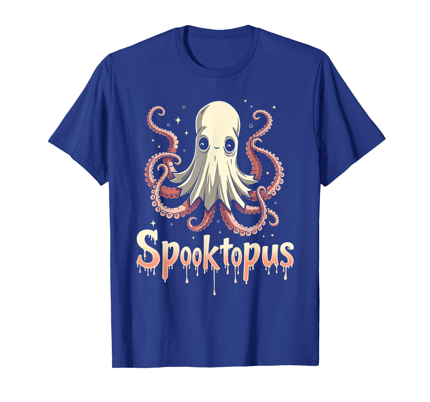 Spooktopus Funny Octopus Spooky Halloween Ghost T-Shirt