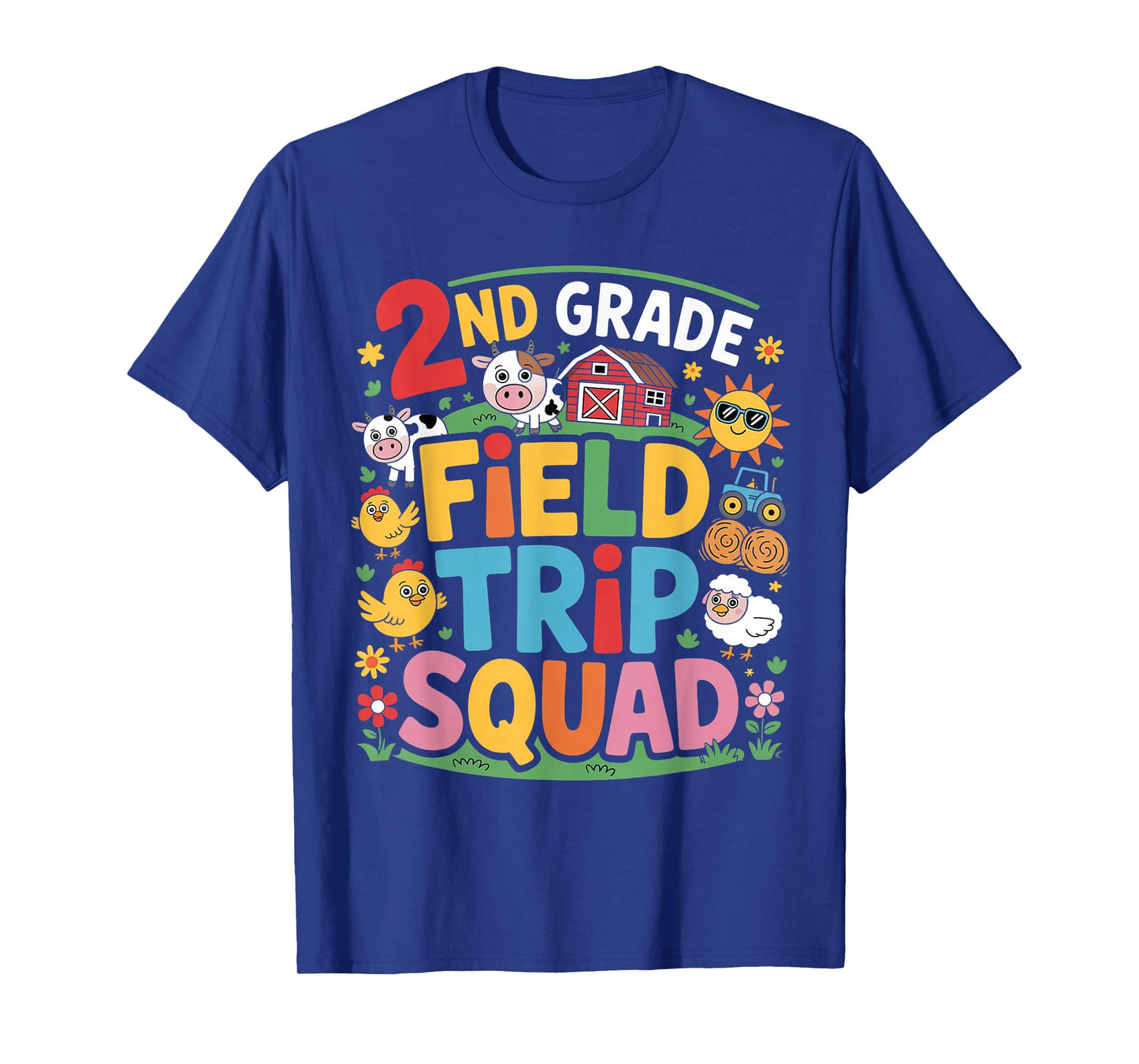 Farm Trip Field Trip Squad Farm Visit 2nd Grade T-Shirt