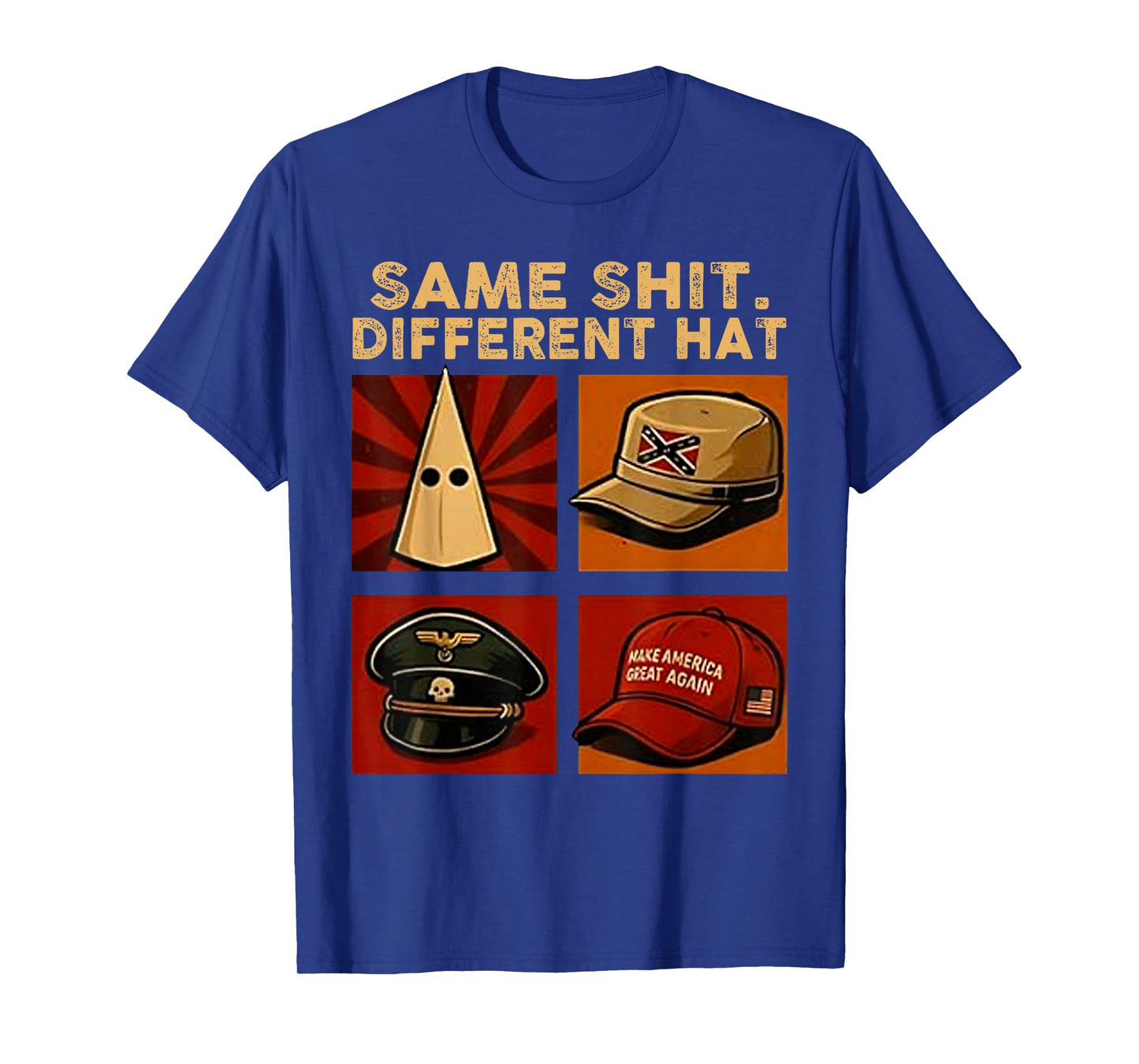 Same Shit Different Hat Retro Vintage T-Shirt