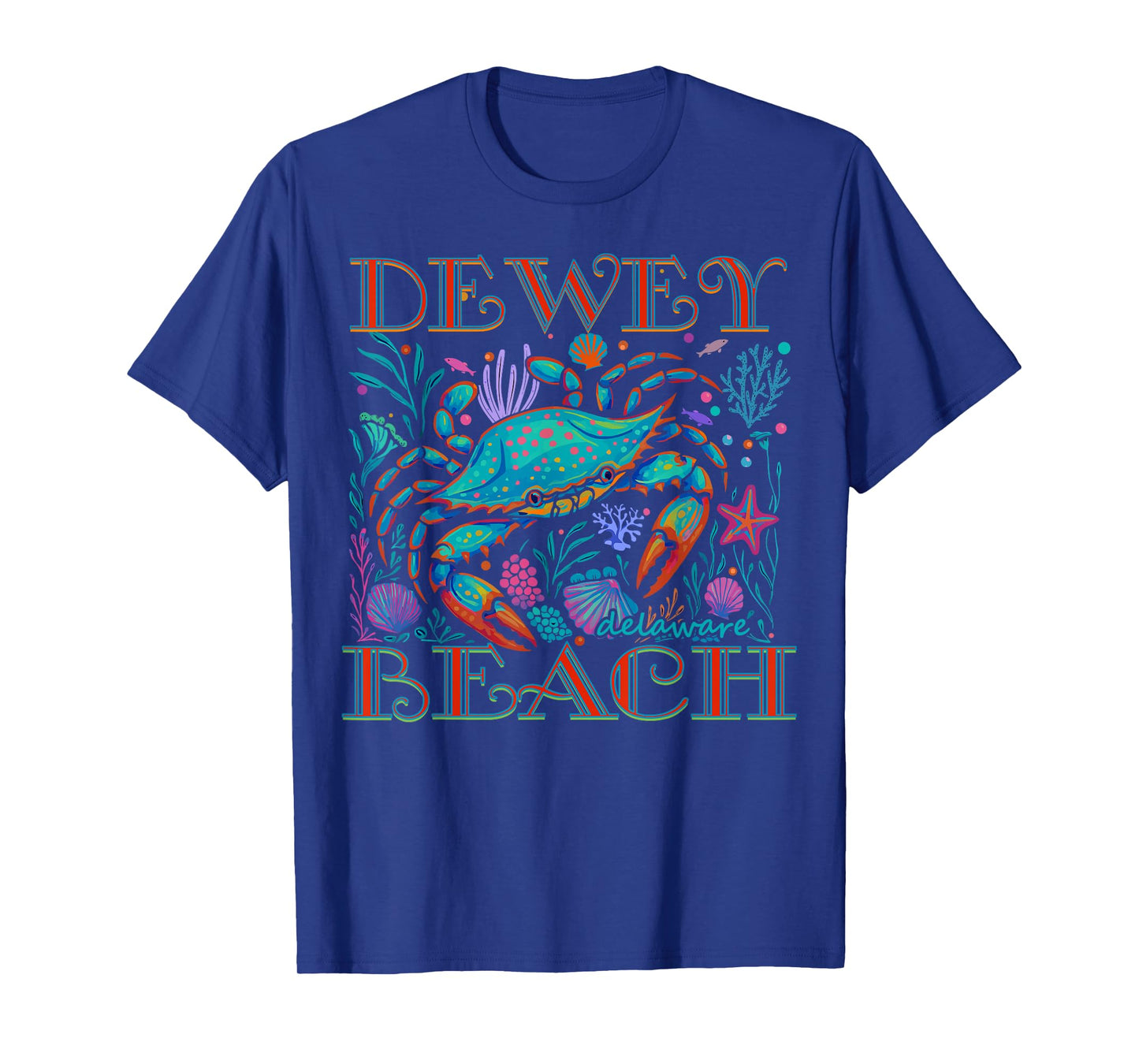 DEWEY BEACH DELAWARE BLUE CRAB SUMMER BEACH VACATION GIFTS T-Shirt
