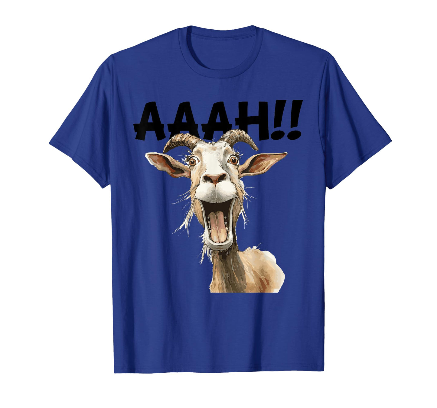 funny screaming Goat T-Shirt