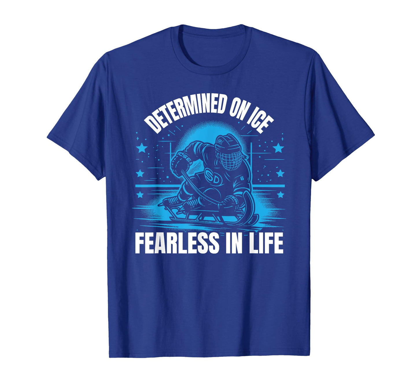Sled Hockey Player Ice Hockey Lover Winter Sports T-Shirt