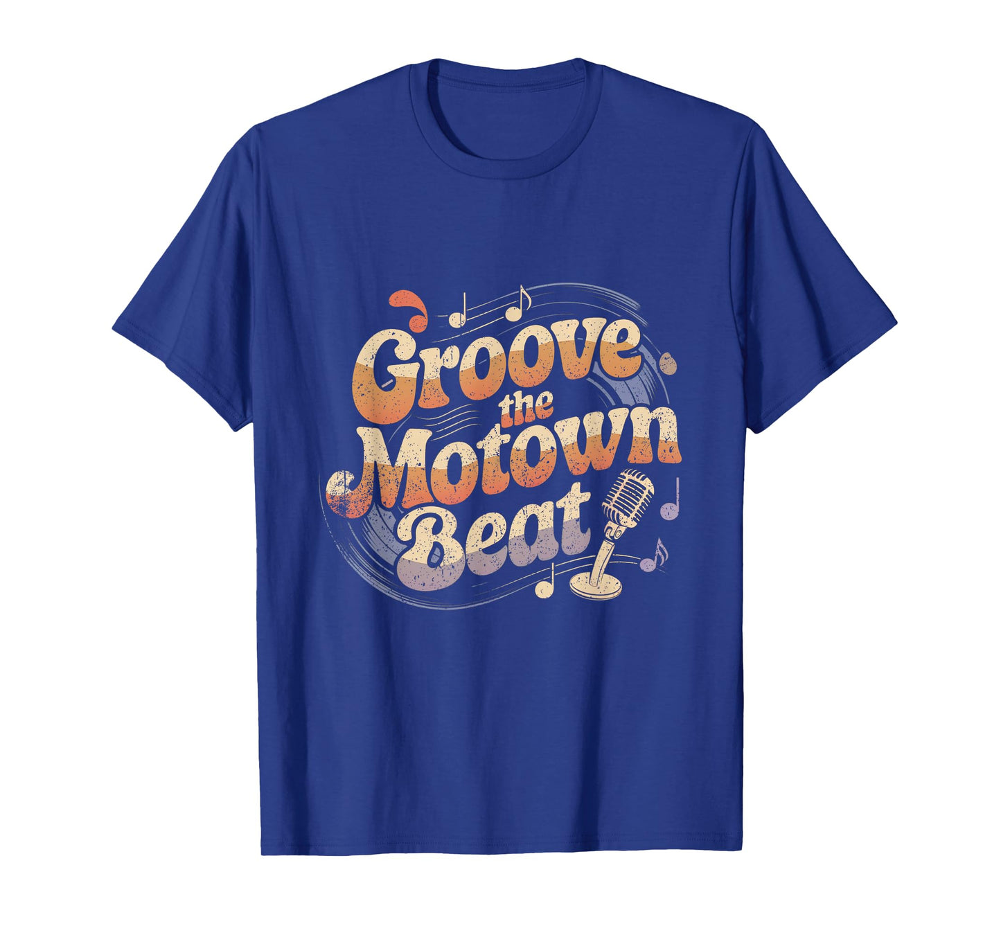 Vintage Motown Music Detroit Funk Groove Motown Beat T-Shirt