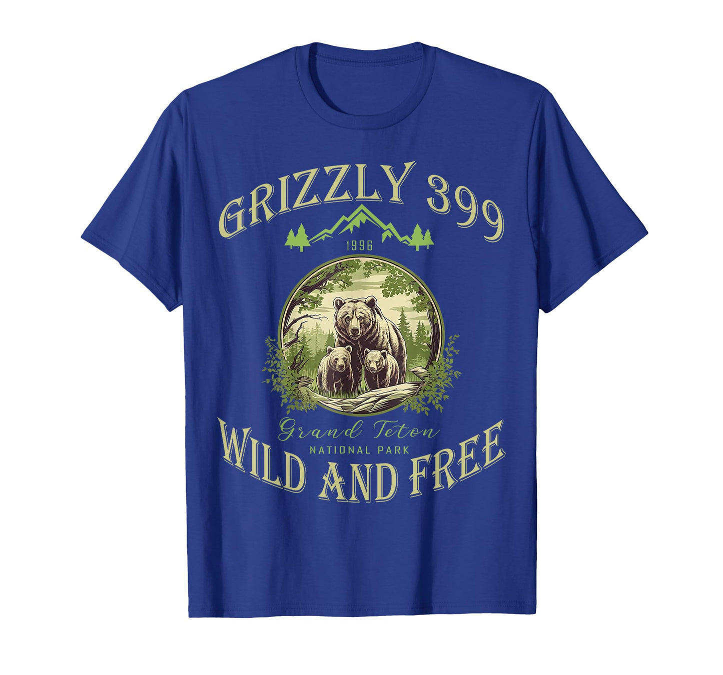 Queen Of The Teton Grizzly 399 Bear Wildlife Forest Preserve T-Shirt