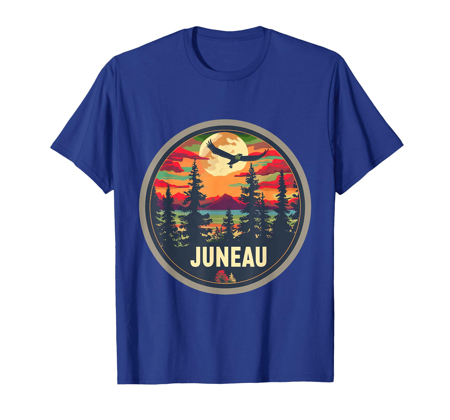 Juneau Alaska Vacation Wildlife Bears Moose Adventure T-Shirt