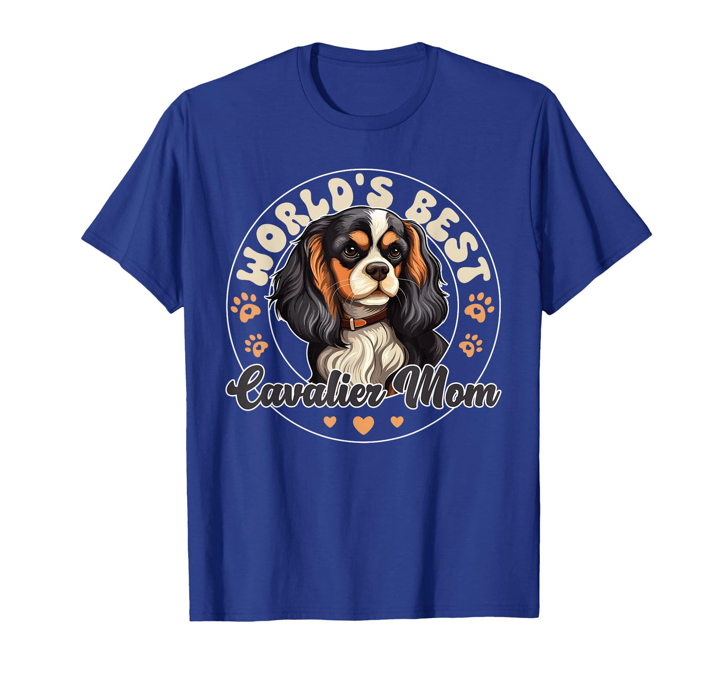 Cavalier King Charles Spaniel Dog World's Best Cavalier Mom T-Shirt