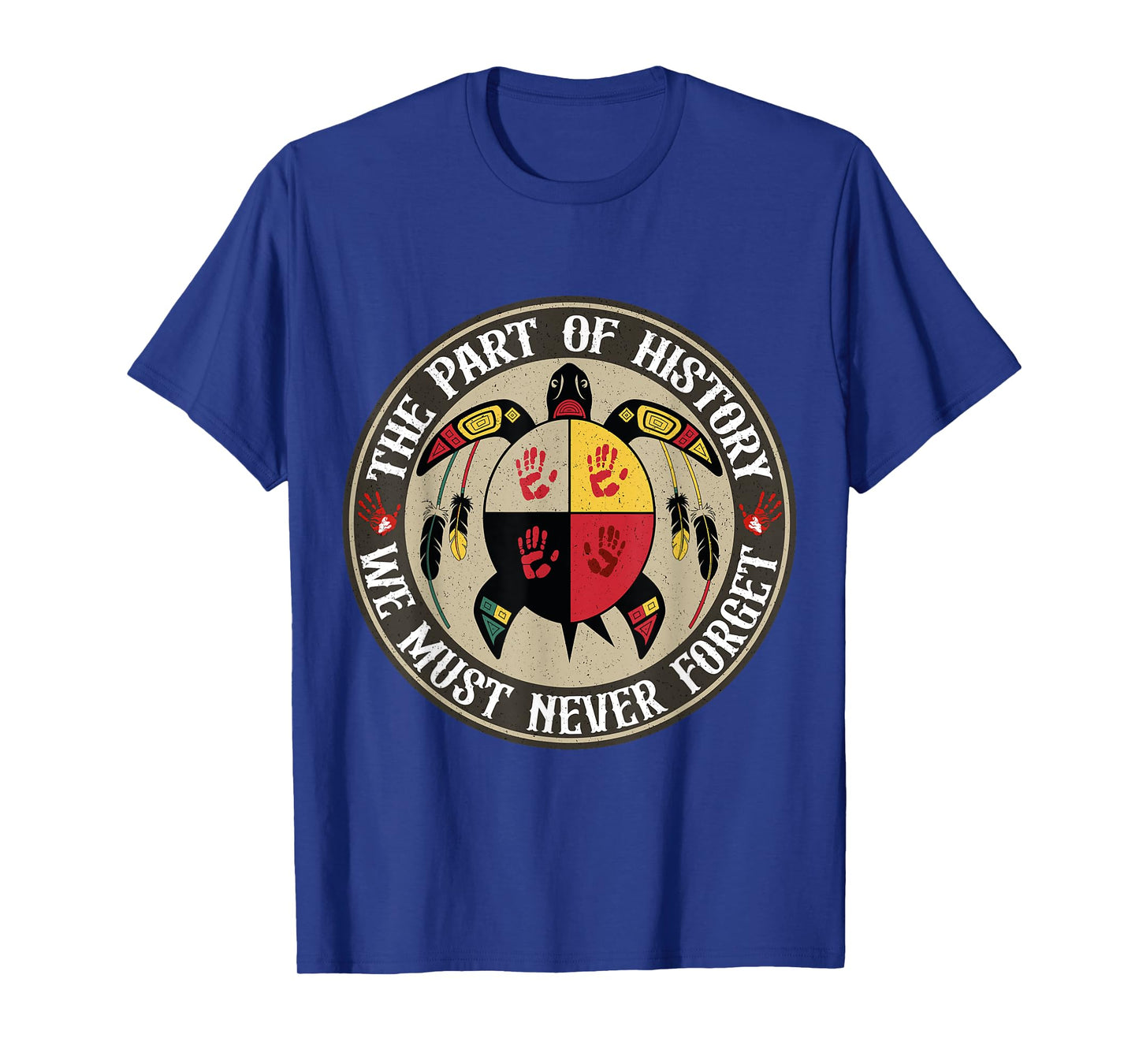 Medicine Wheel Turtle MMIW Native Americans T-Shirt