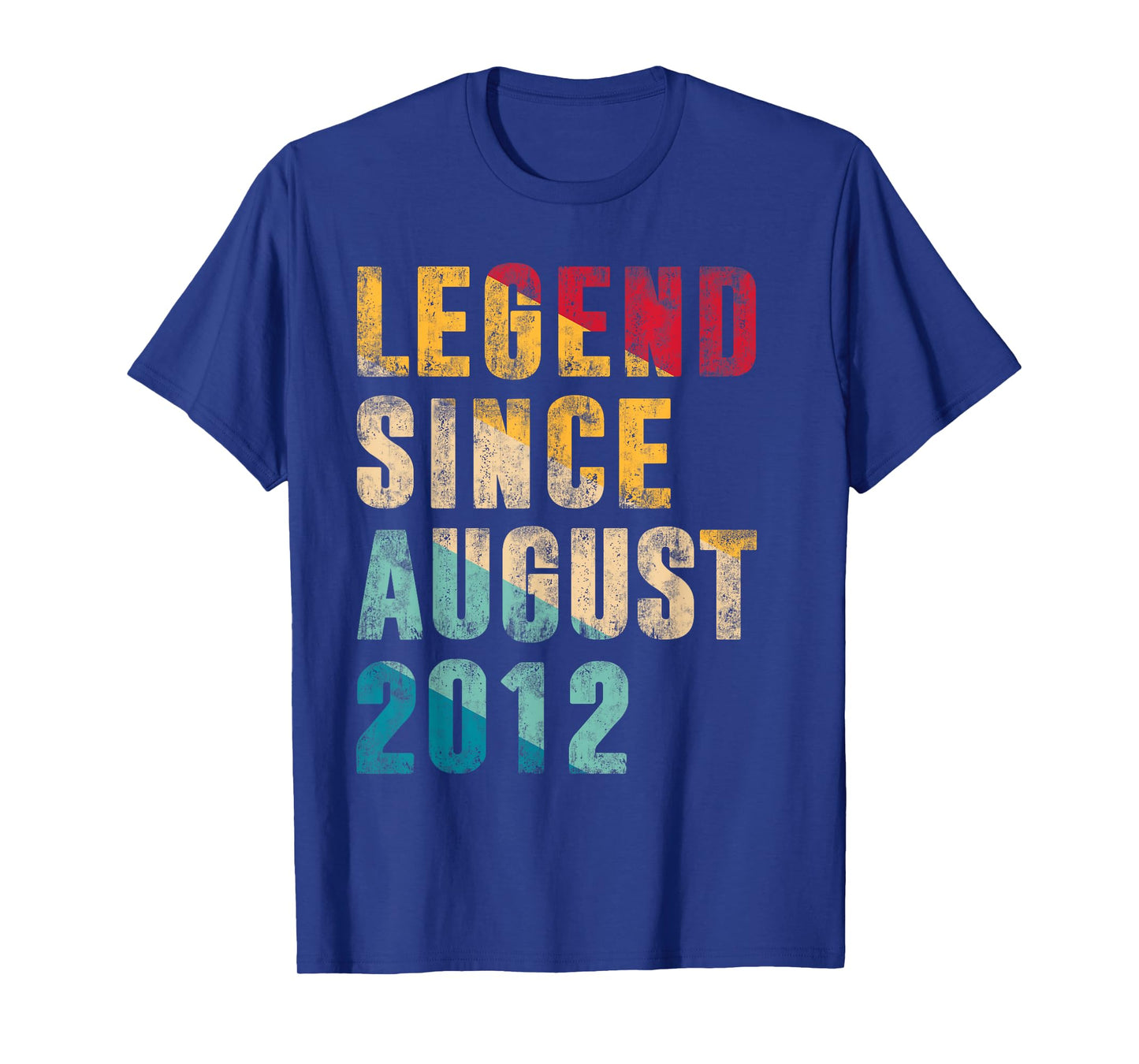 Legend Since August 2012 - 13 Year Old Gifts - 13th Birthday T-Shirt