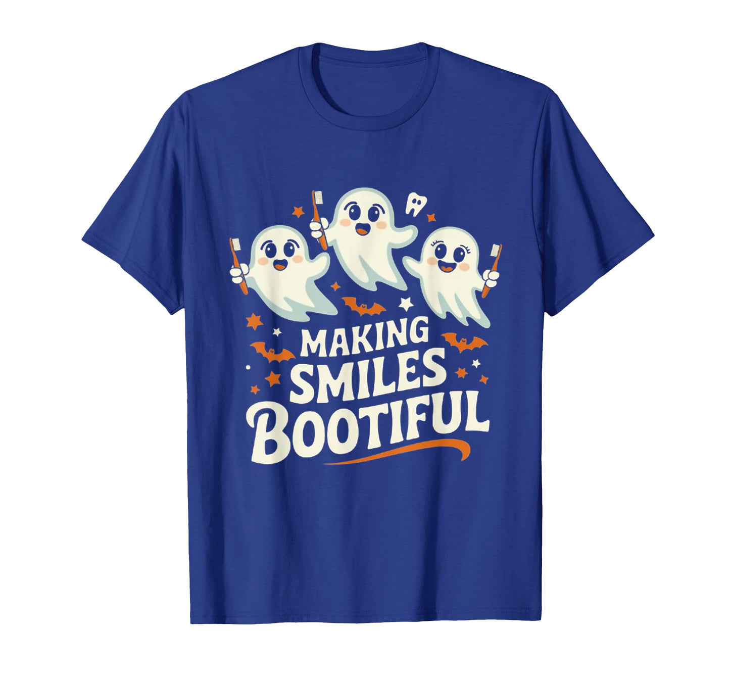 Making Smiles Bootiful Halloween Funny Ghost Dentist Dental T-Shirt
