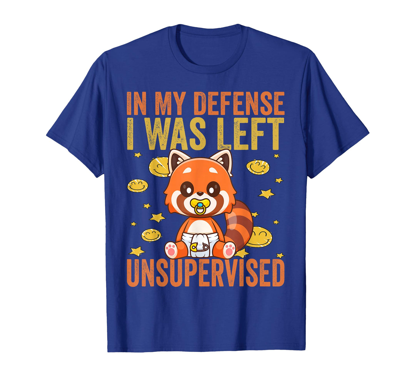 In My Defense I Was Left Unsupervised - Funny Kids toddlers T-Shirt