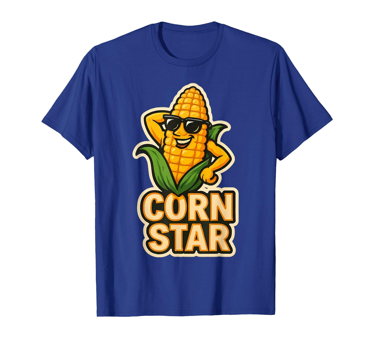 CornStar with Sunglasses Funny Farmer Corncob Cob Maize T-Shirt