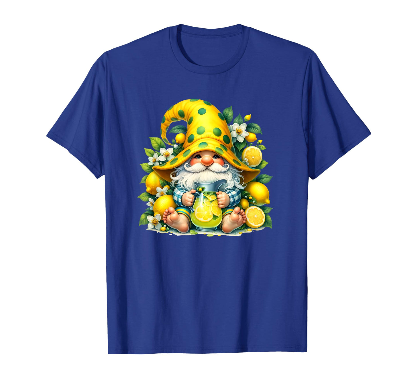 Lemonade Gnome For Women And Men Lemon Fruits For Summer T-Shirt