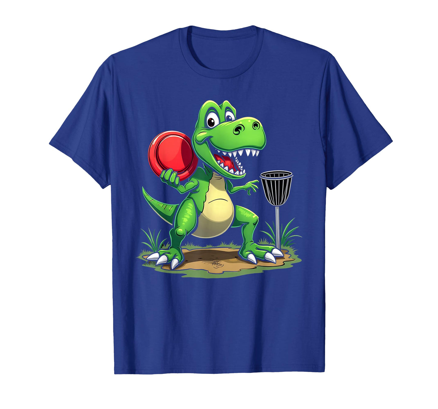 Disc Golf Dinosaur Thrower Jurassic Chain Basket Boys Girls T-Shirt