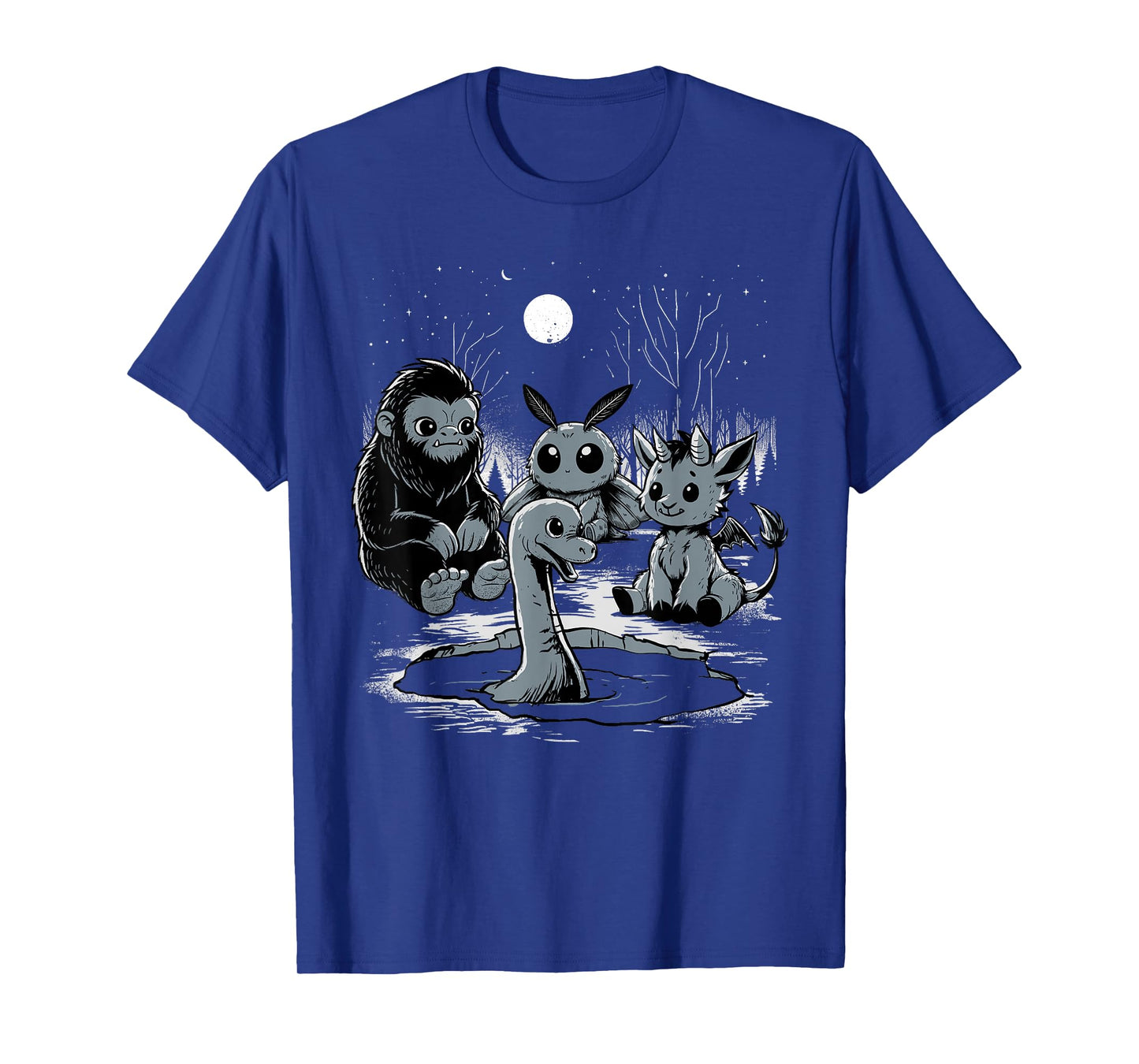 Cryptid Shirt Bigfoot Loch Ness Monster Mothman Jersey Devil T-Shirt
