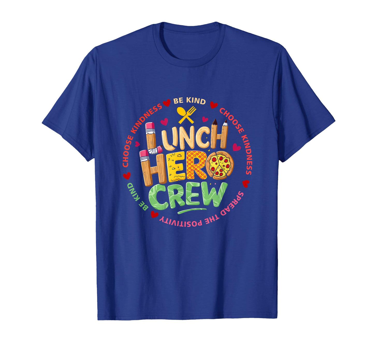 School Lunch Hero Squad Funny Cafeteria Workers Crew Lady T-Shirt