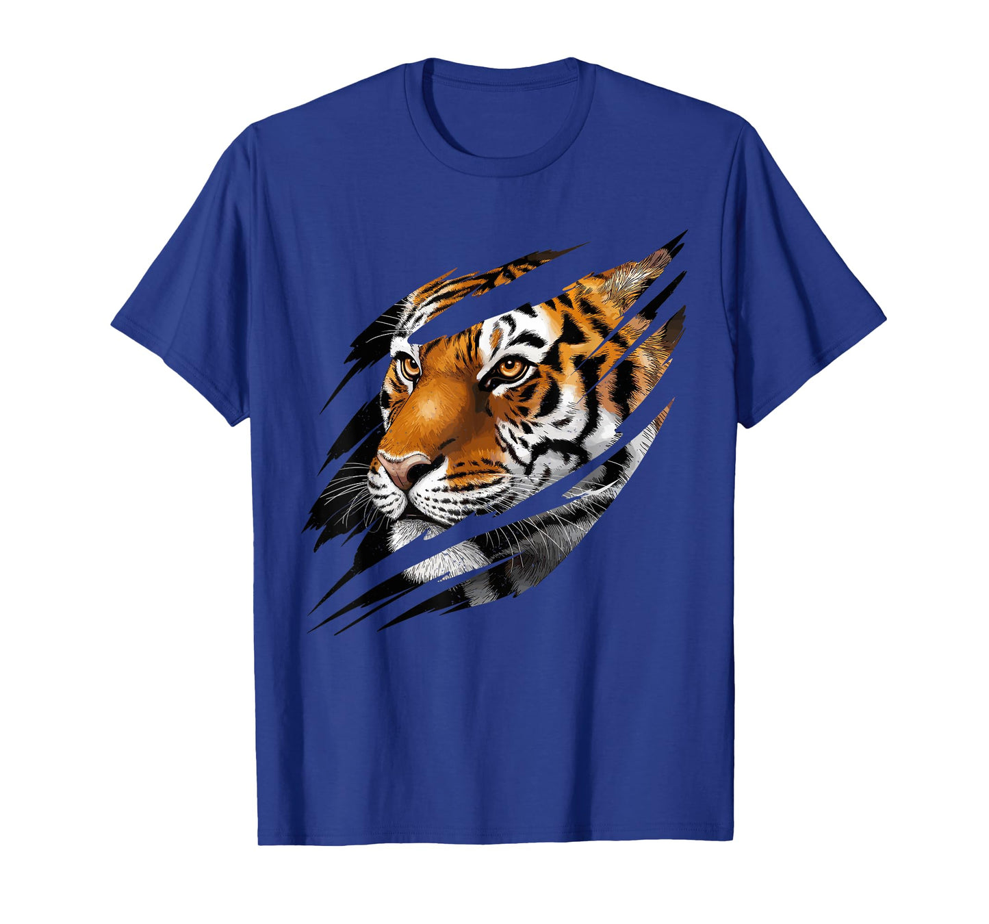 Fearless Tiger Silhouette Claw Eye Zoo Wildlife Animal T-Shirt