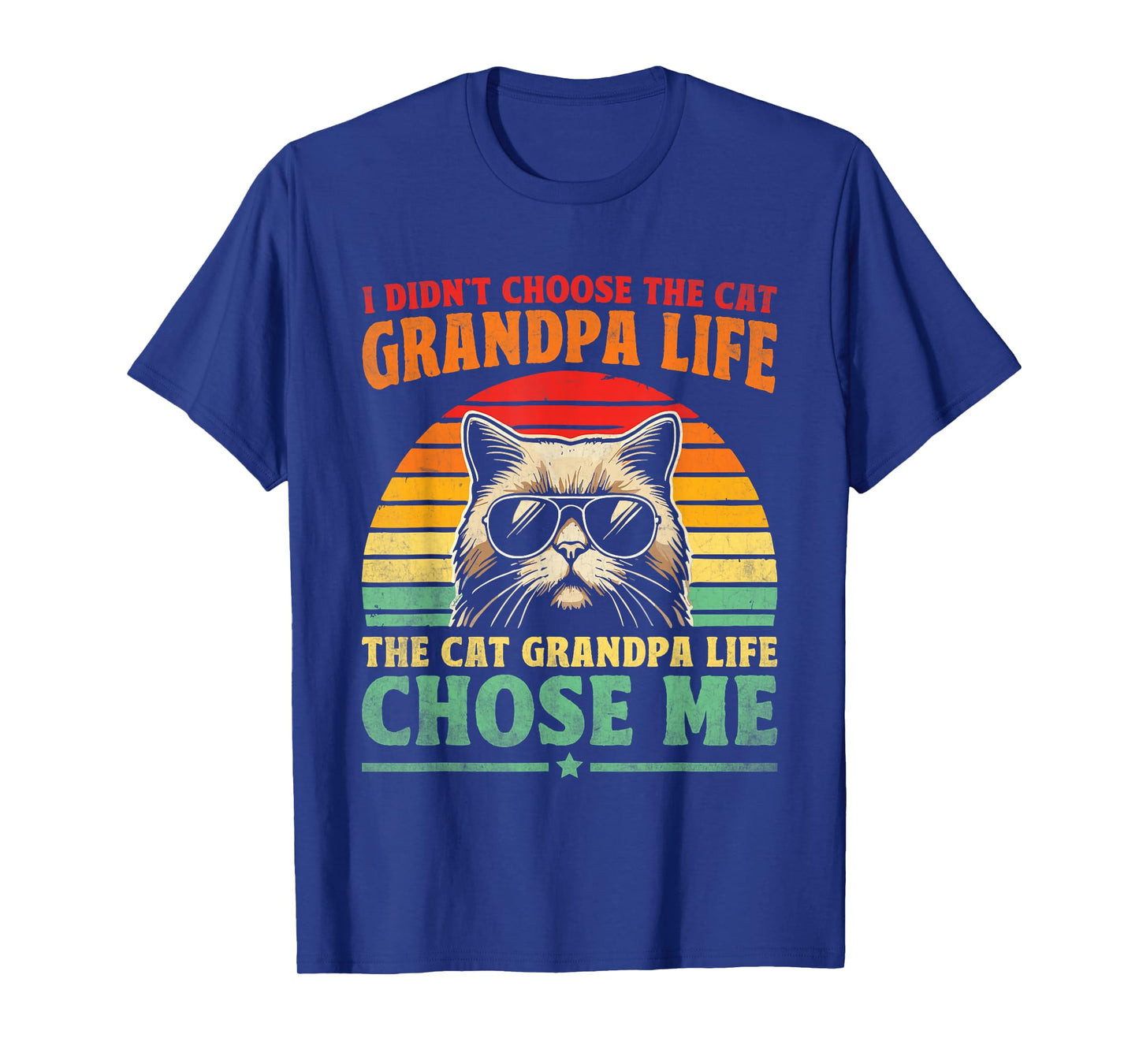 Cat Grandpa Life Cat Lover Grandpa Cat Grandfather T-Shirt