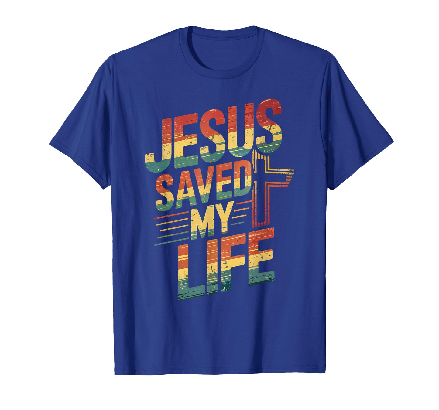 Jesus Saved My Life Retro T-Shirt