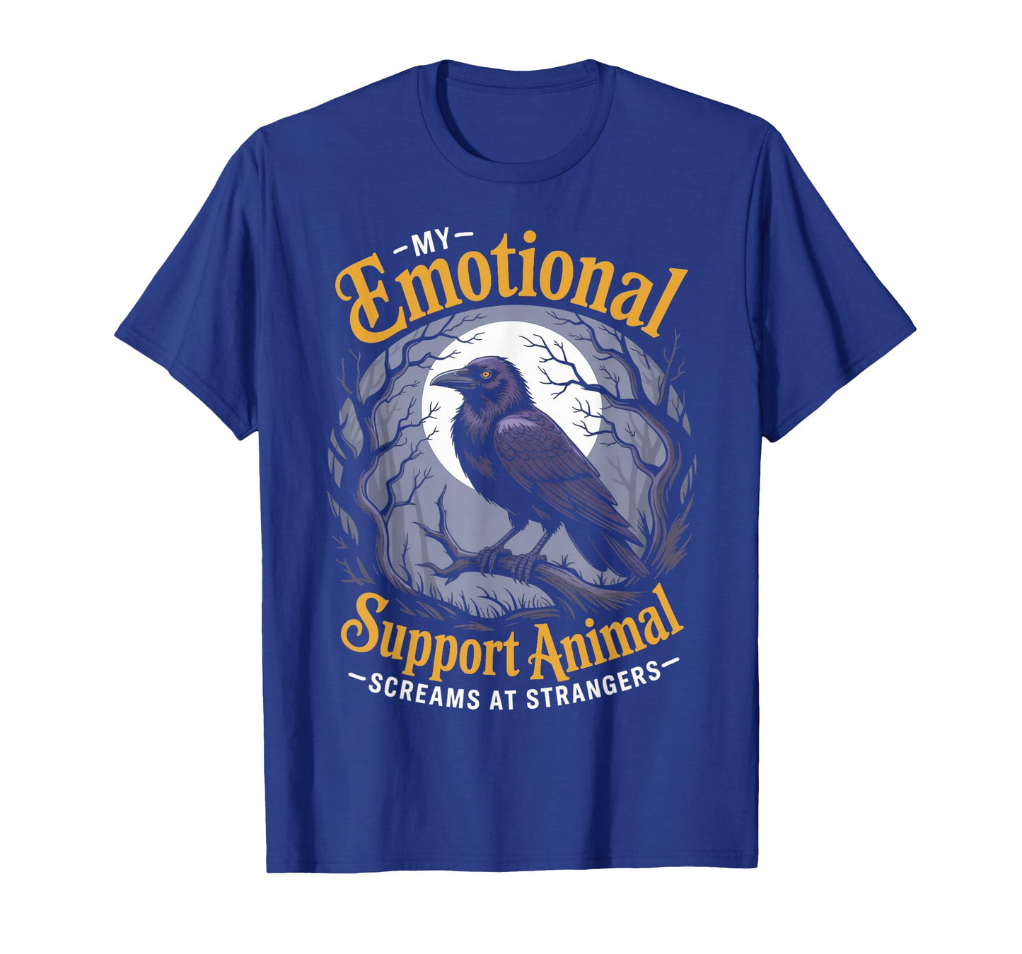 Emotional Support Animal Gothic Birds Animal Crow T-Shirt