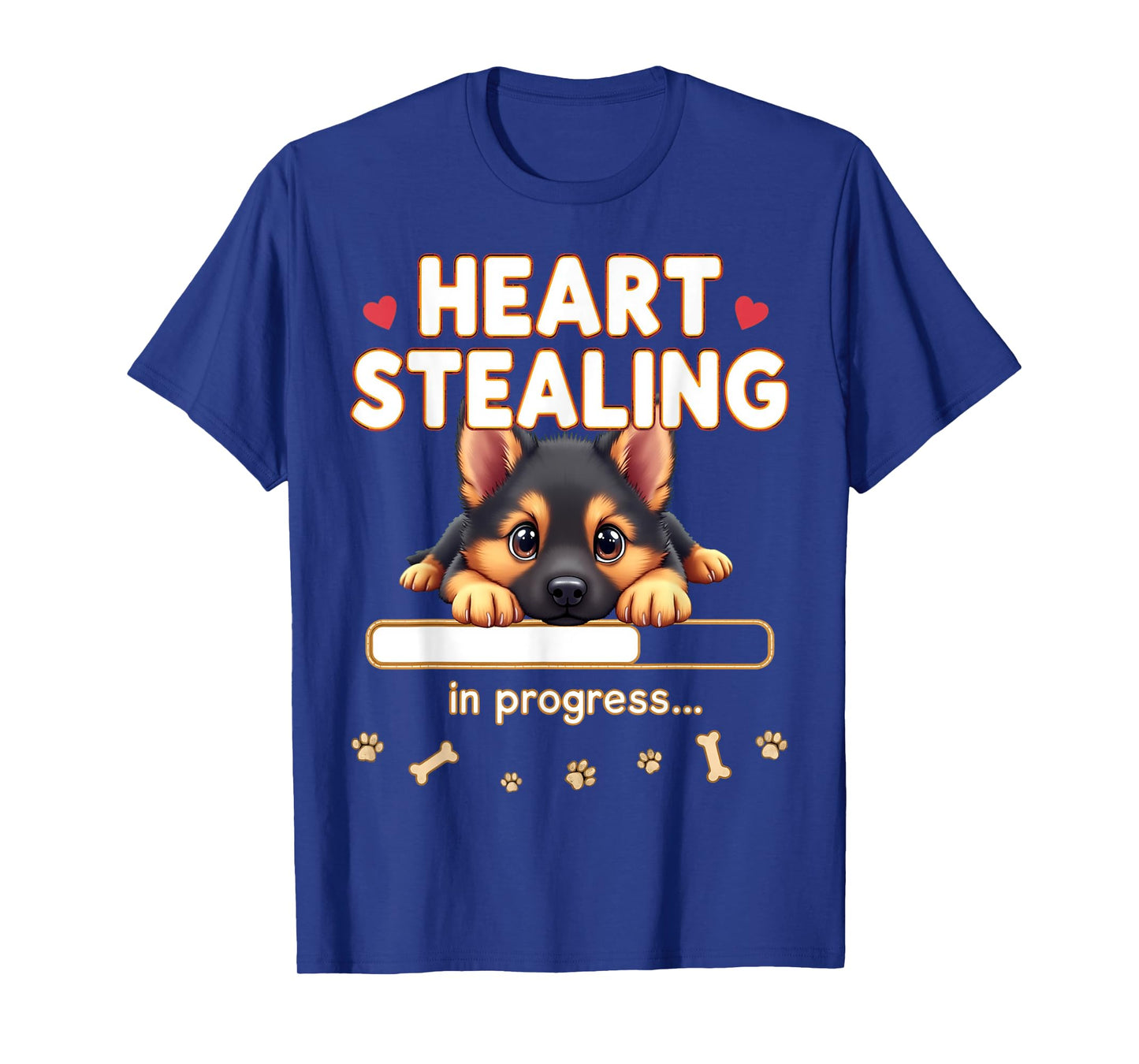 Heart German Shepherd Dog Funny Gift German Shepherd Puppy T-Shirt