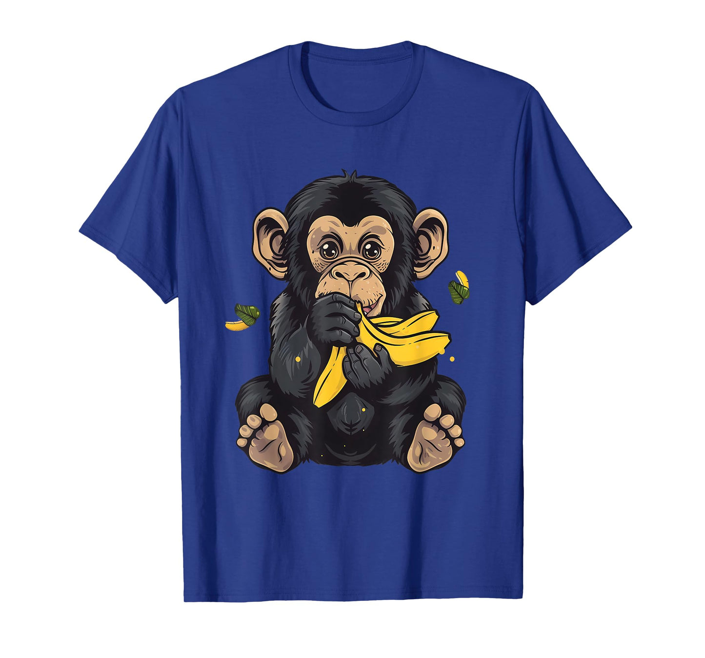 Banana Monkey Bananas Fruit Cute Monkey Wildlife Drawing T-Shirt