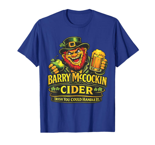Barry McCockiner McConconner Irish Pub Funny Saint Patrick’s T-Shirt - T-Shirt | Royal