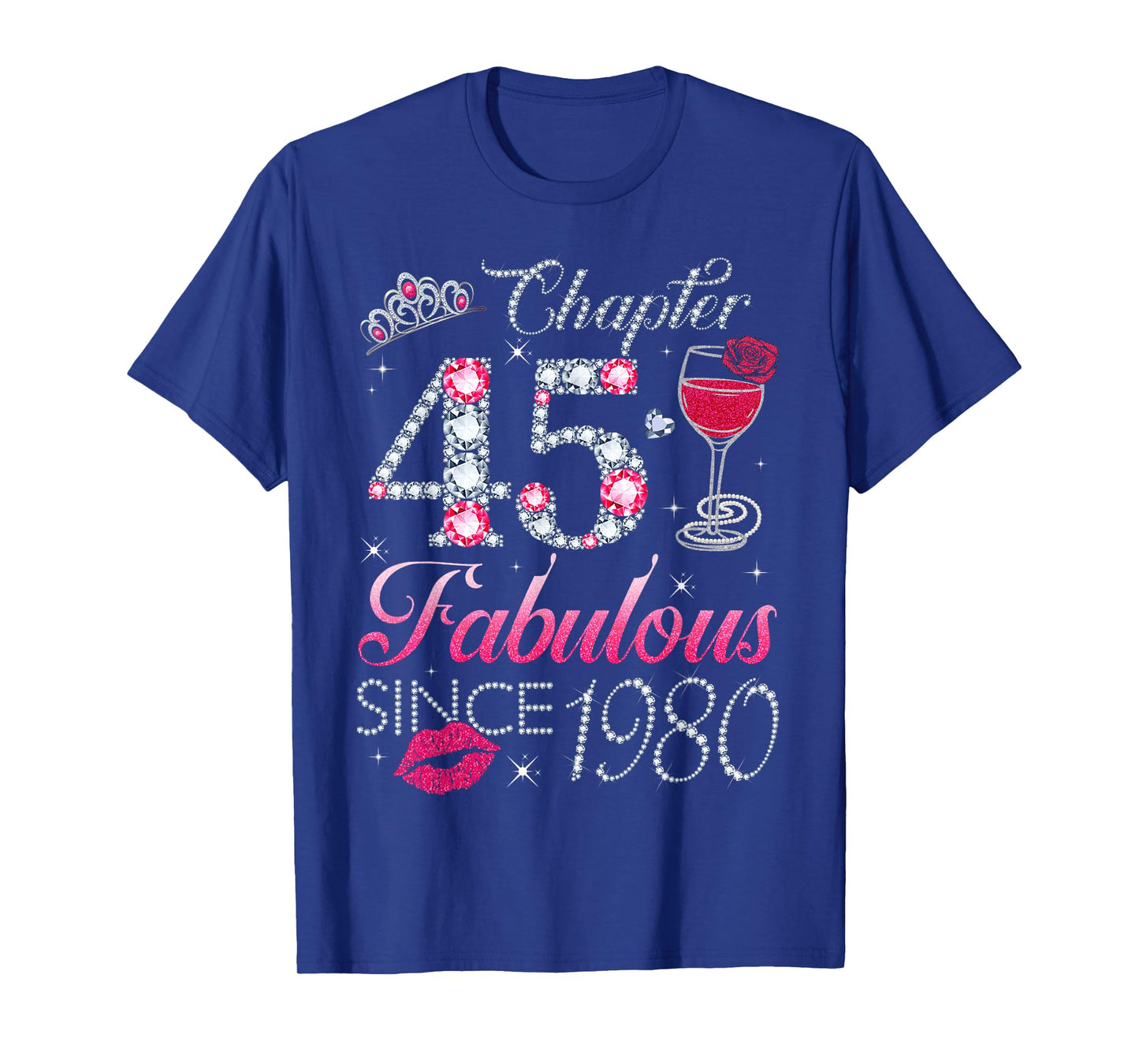 Chapter 45 Fabulous Since 1980 45Th Birthday Gift For Women T-Shirt