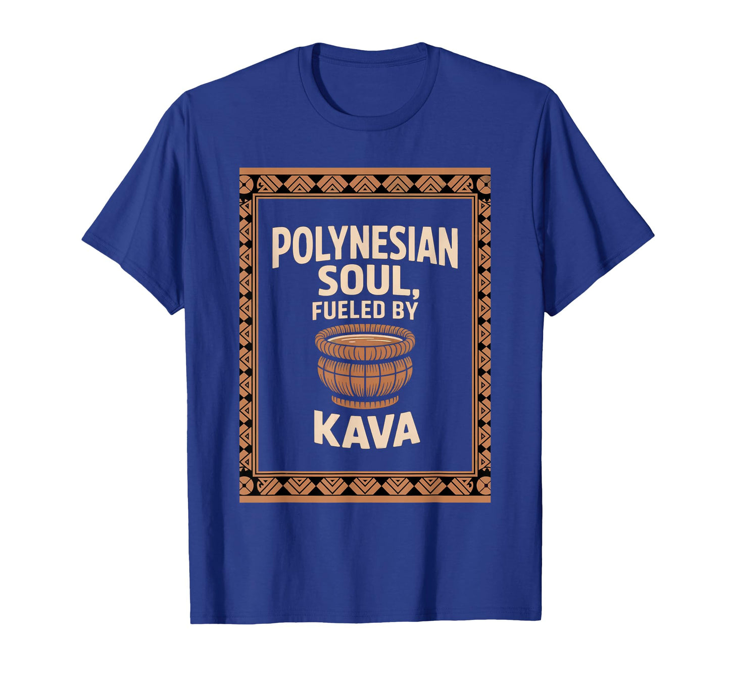 Pacific Island Kava Culture Artwork Design T-Shirt