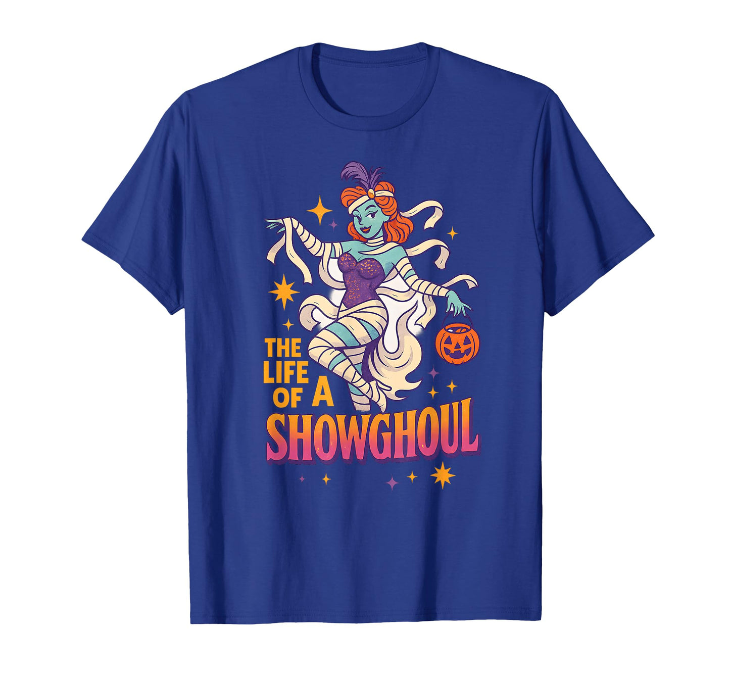 The Life of a Showghoul Funny Halloween Broadway Ghost T-Shirt