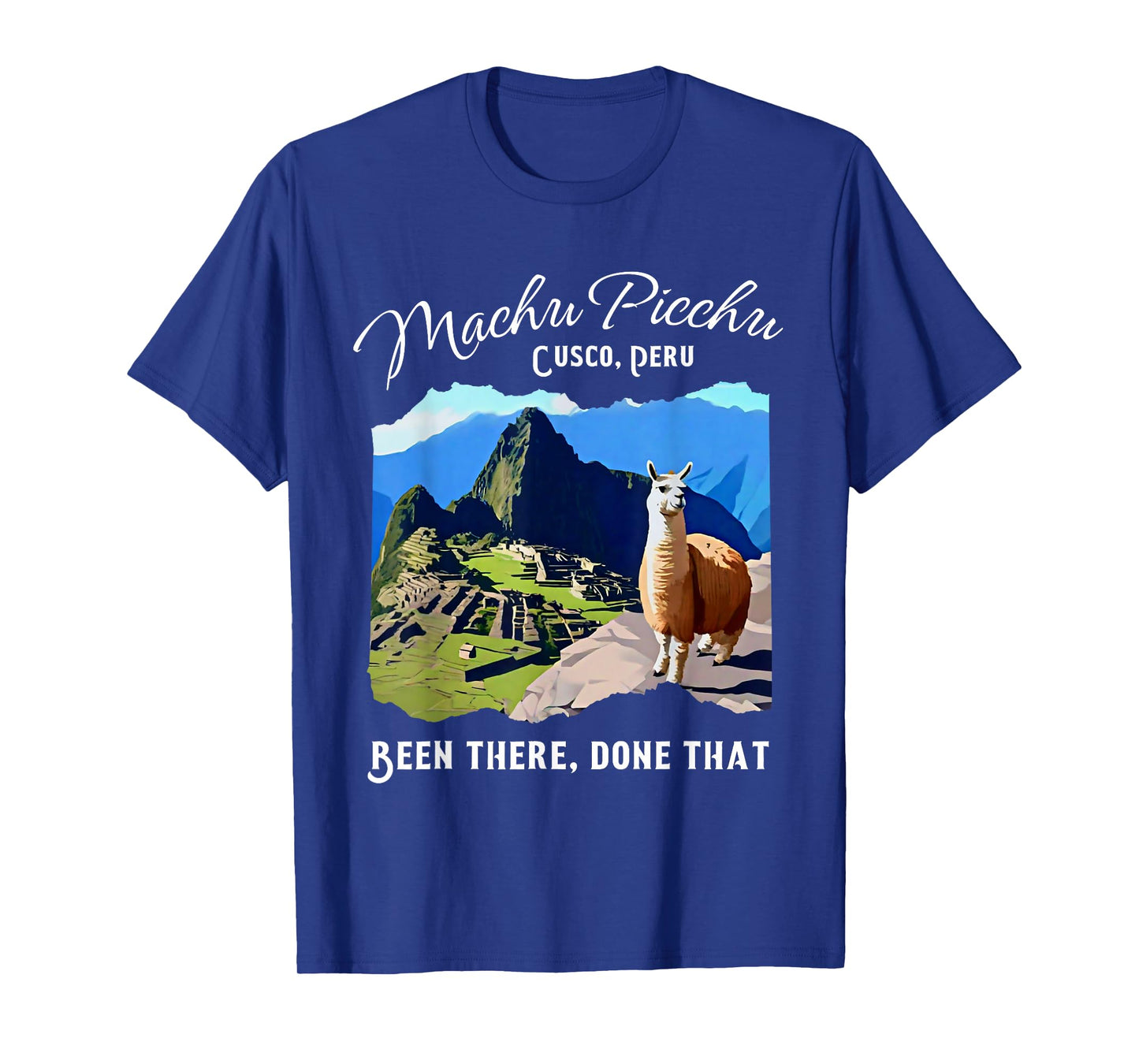 Peru Cusco Llama Souvenir Machu Picchu T-Shirt