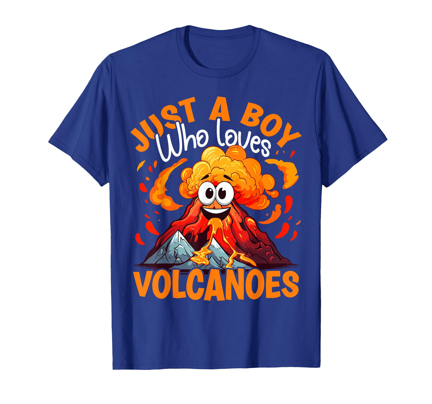 Kids Just A Boy Who Loves Volanoes Volcano Eruption T-Shirt
