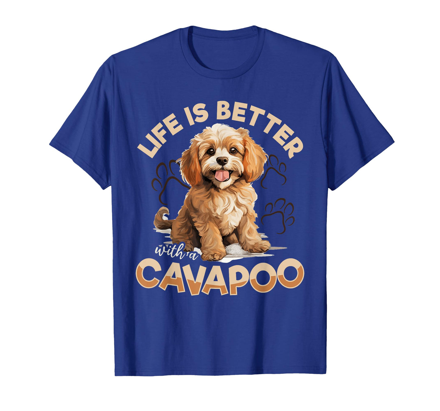 Cavapoo Dog Breed Pet Life is better with a Cavapoo Men Women Kids T-Shirt