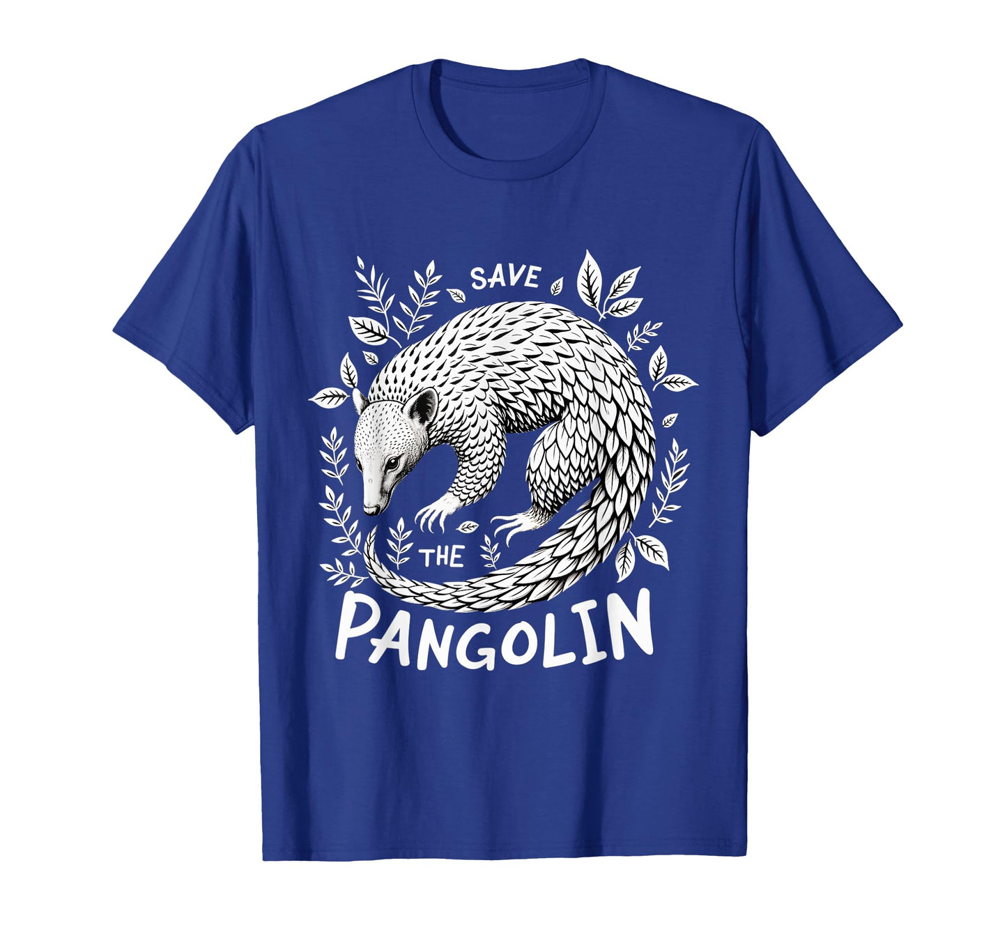 Wildlife Conservation Shirt Save The Pangolin Lover Kids T-Shirt