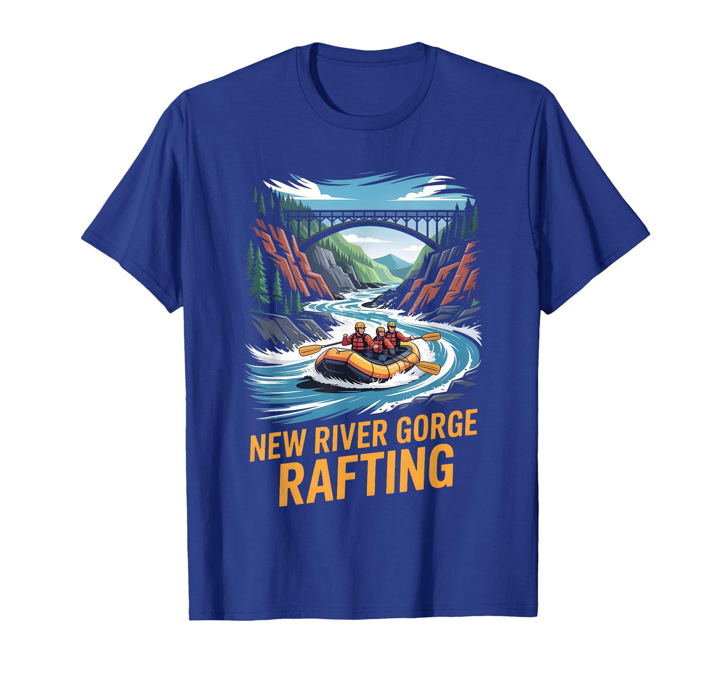 New River Gorge Rafting Whitewater Kayak Outdoor Wild Sport T-Shirt