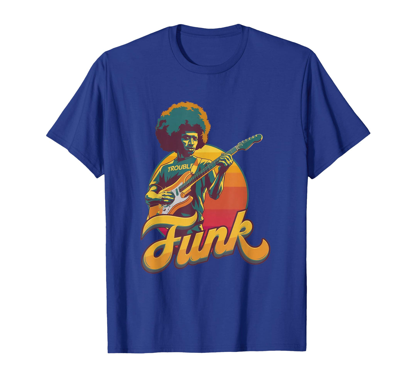 70s Retro Funk Afro Band Guitarist - Jazz Funk & Soul T-Shirt
