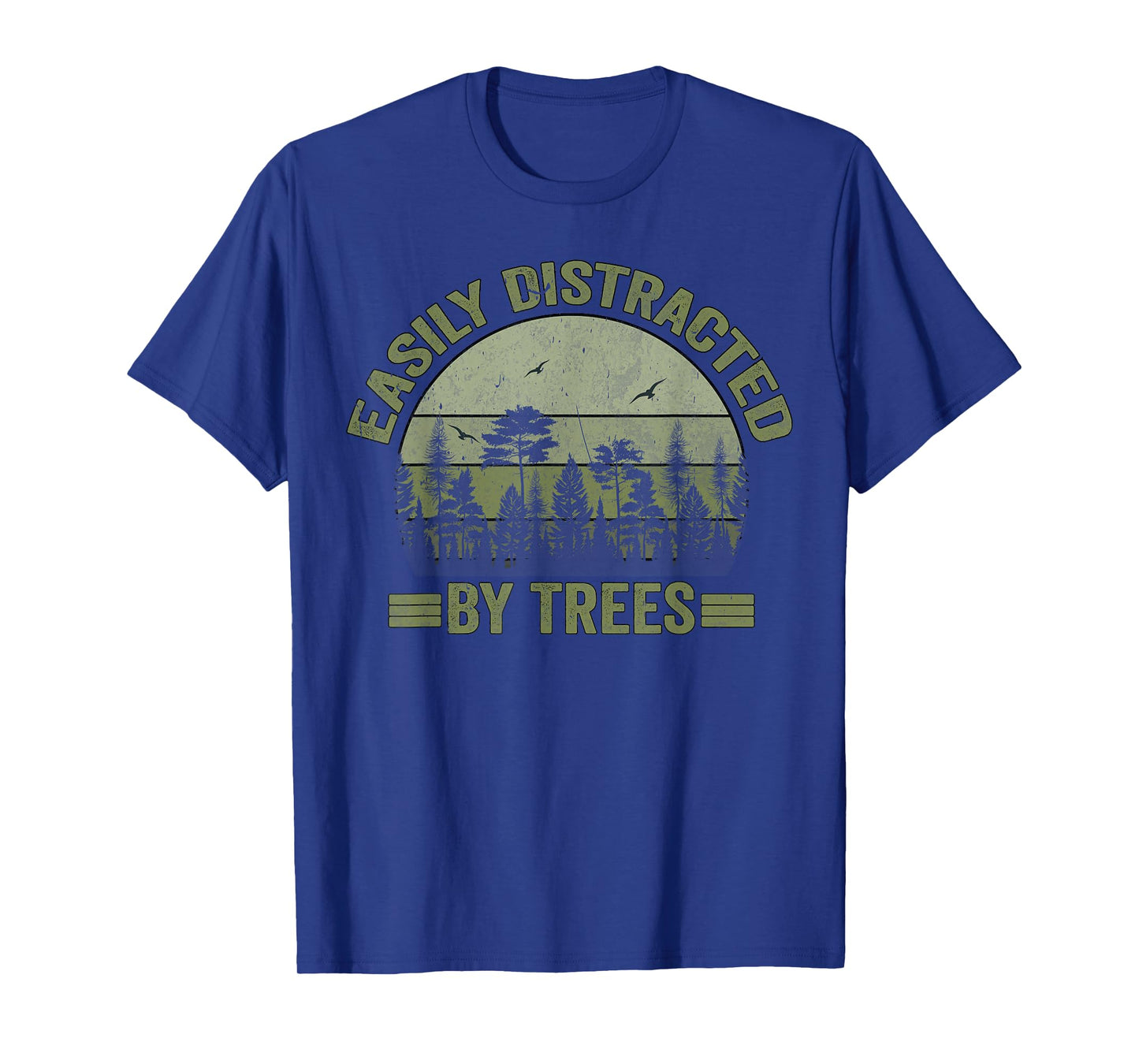 Easily Distracted By Trees wildlife nature vintage forest T-Shirt