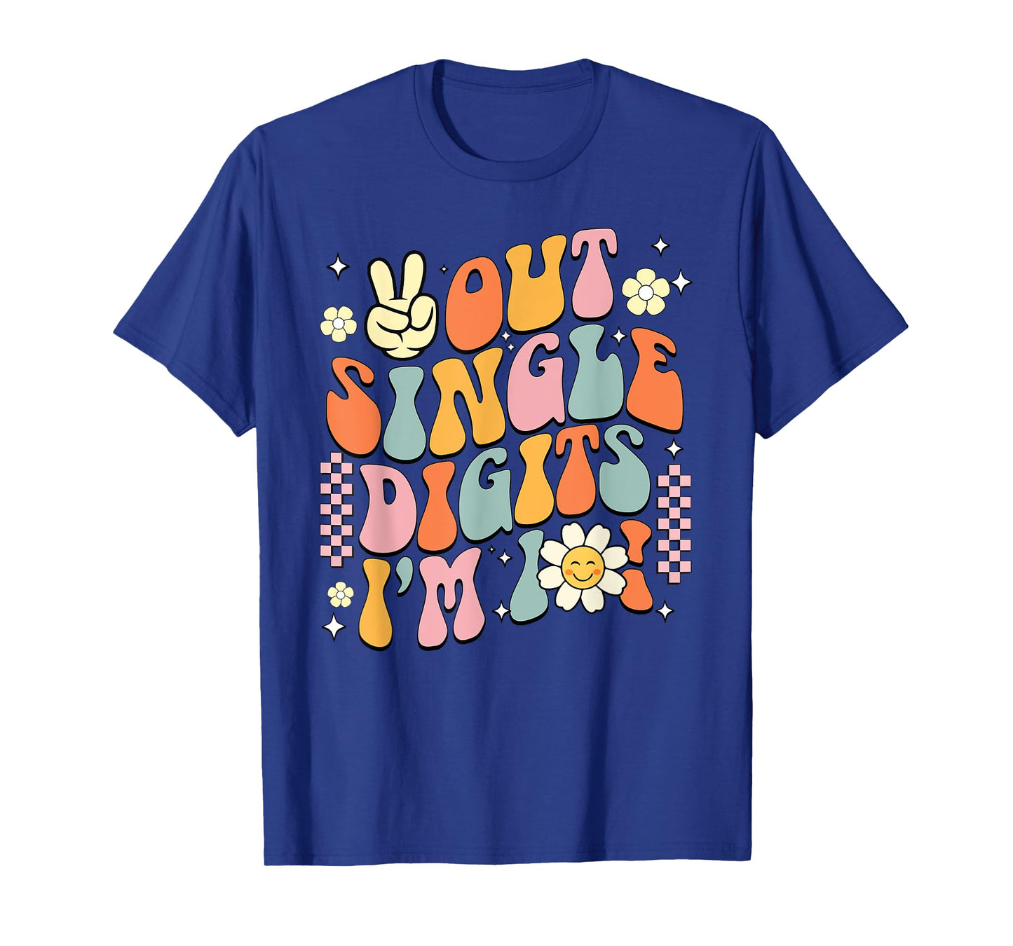 10Th Birthday Peace Out Single Digit Party 10 Year Old T-Shirt